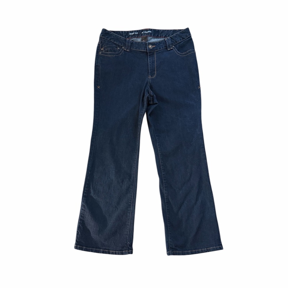 Lane Bryant Stretch Relaxed Bootcut Jeans Size 14 Petite
